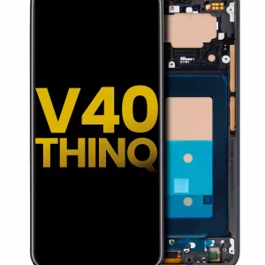 OLED Assembly With Frame For LG V40 ThinQ (Refurbished) (Black)