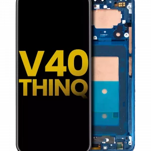 OLED Assembly With Frame For LG V40 ThinQ (Refurbished) (Blue)
