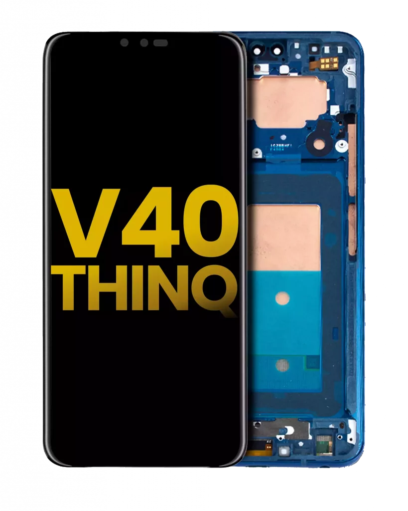 OLED Assembly With Frame For LG V40 ThinQ (Refurbished) (Blue)