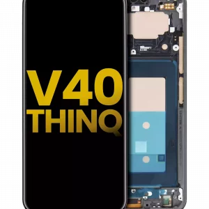 OLED Assembly With Frame For LG V40 ThinQ (Refurbished) (Platinum Gray)