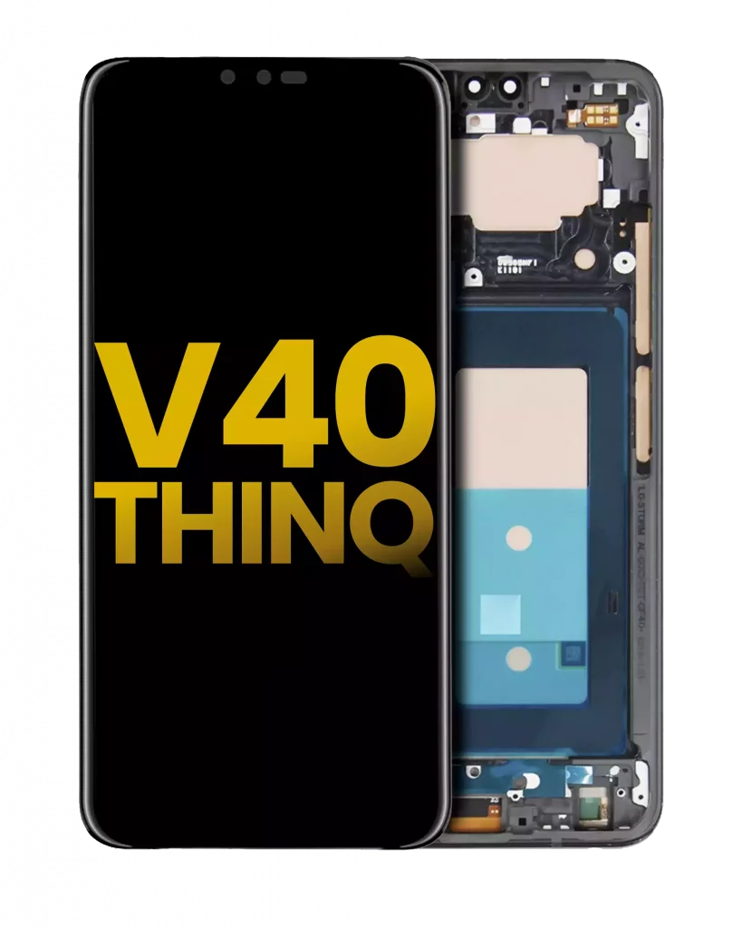 OLED Assembly With Frame For LG V40 ThinQ (Refurbished) (Platinum Gray)