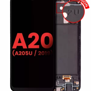 OLED Assembly With Frame For Samsung Galaxy A20 (A205U / 2019) (U Version) (Aftermarket Plus) (All Colors)