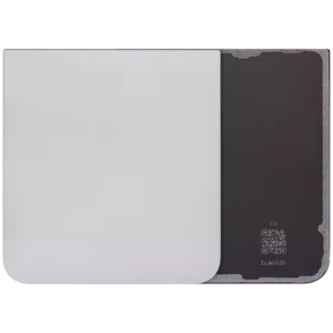 Back Cover Glass For Samsung Galaxy Z Flip 6 5G (Aftermarket Plus) (Silver Shadow)