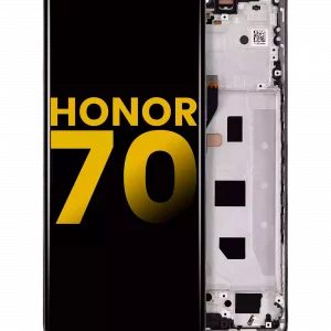 OLED Assembly With Frame For Honor 70 (Refurbished) (Midnight Black)