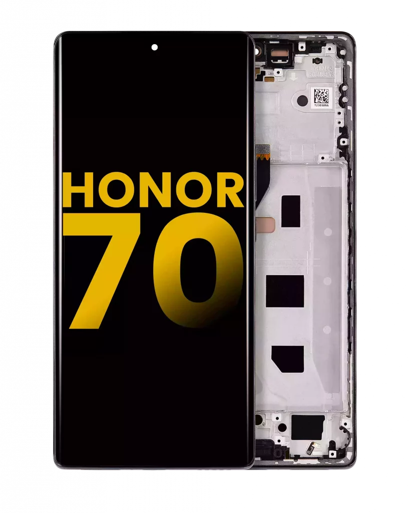 OLED Assembly With Frame For Honor 70 (Refurbished) (Midnight Black)