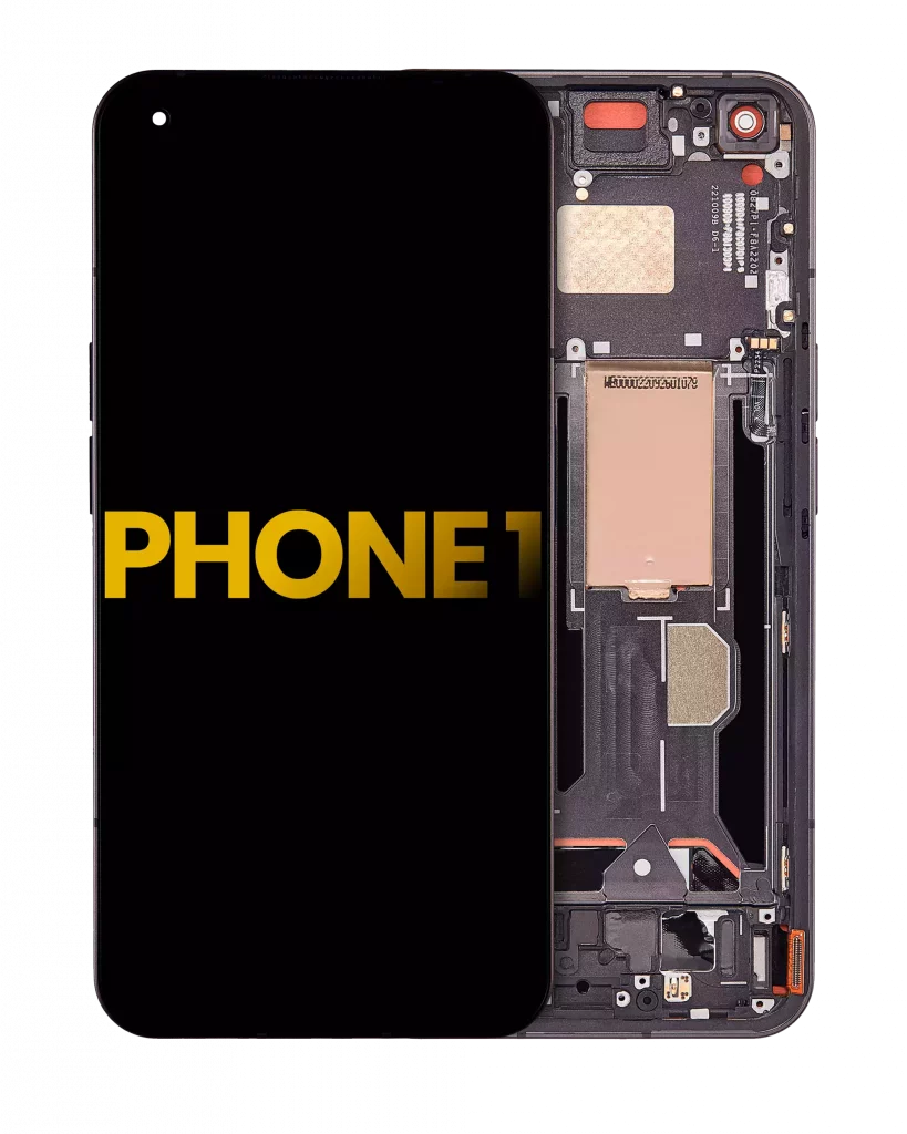 OLED Assembly With Frame For Nothing Phone 1 (Refurbished) (Black)