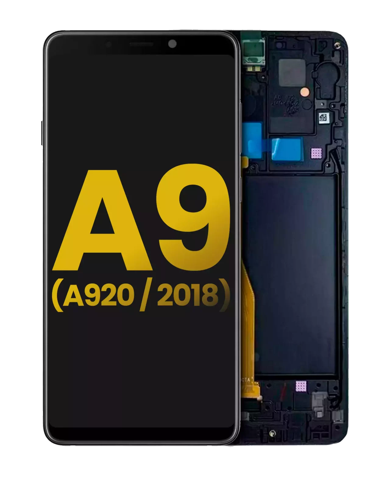 OLED Assembly With Frame For Samsung Galaxy A9 (Refurbished) (A920 / 2018) (Black)