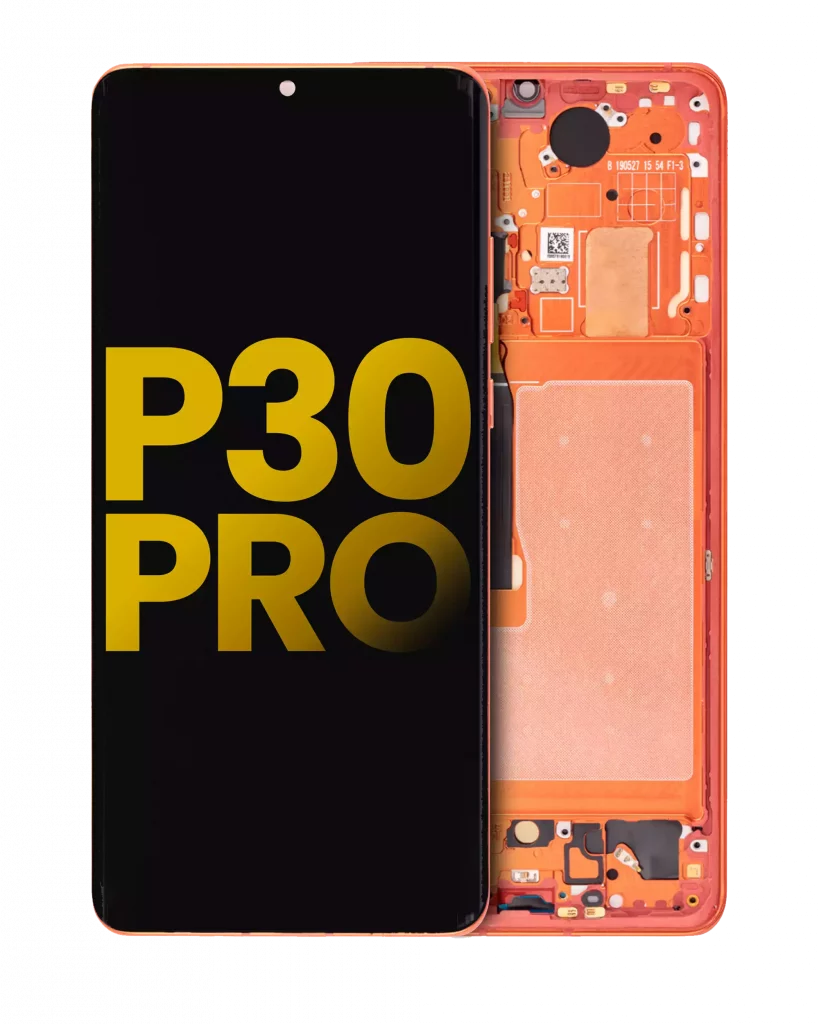 OLED Assembly With Frame For Huawei P30 Pro (Aftermarket Plus) (Orange)