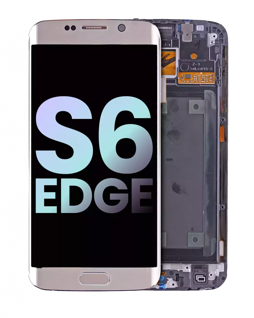 OLED Assembly With Frame For Samsung Galaxy S6 Edge (CDMA: Verizon / Sprint) (Service Pack) (Gold)