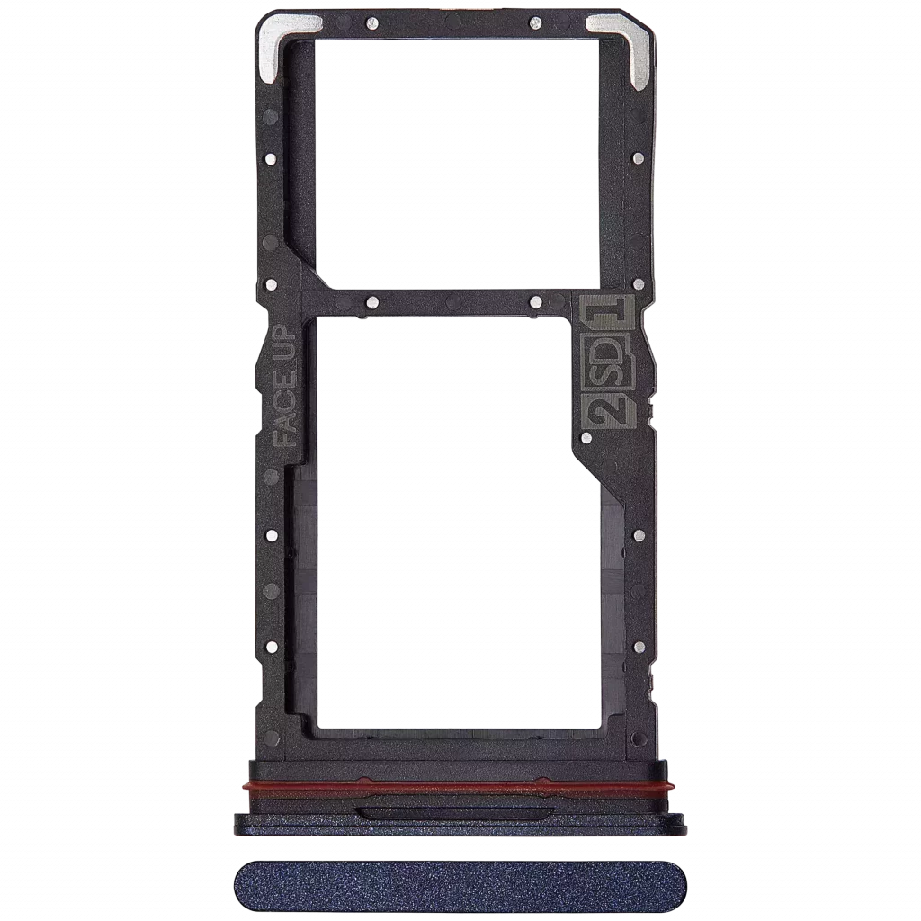 Dual Sim Card Tray For Motorola Moto G84 (XT2347 / 2023) (Genuine OEM) (Midnight Blue)