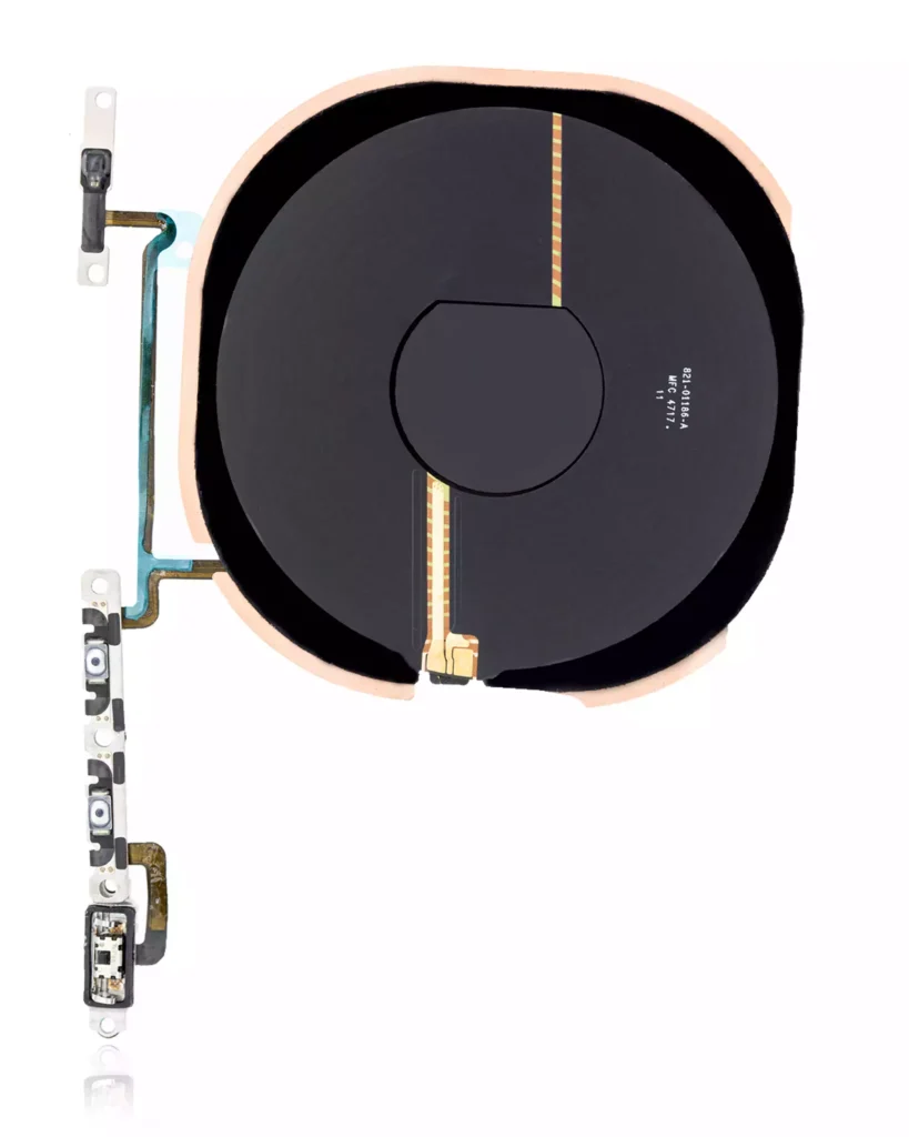 Wireless NFC Charging Flex Cable With Power & Volume Flex Pre-Installed For iPhone X