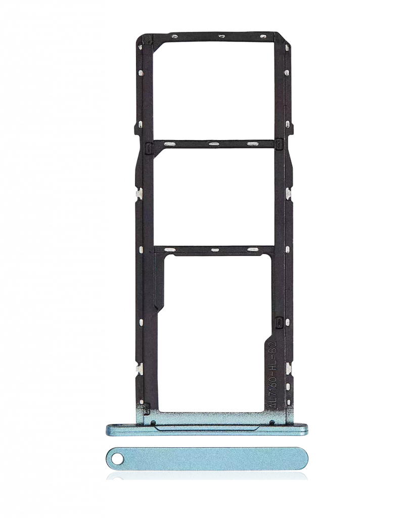 Dual Sim Card Tray For Samsung Galaxy A06 (A065 / 2024) (Premium) (Blue)