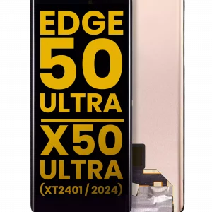 OLED Assembly Without Frame For Motorola Moto Edge 50 Ultra / X50 Ultra (XT2401 / 2024) (Refurbished) (All Colors)