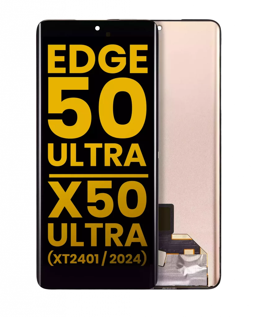 OLED Assembly Without Frame For Motorola Moto Edge 50 Ultra / X50 Ultra (XT2401 / 2024) (Refurbished) (All Colors)