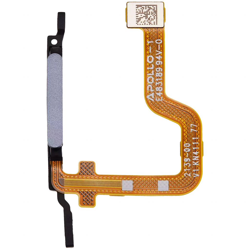 Fingerprint Reader With Flex Cable For Motorola Moto G14 (XT2341 / 2023) (Genuine OEM) (Steel Gray)