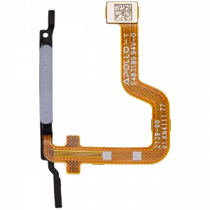 Fingerprint Reader With Flex Cable For Motorola Moto G14 (XT2341 / 2023) (Genuine OEM) (Steel Gray)