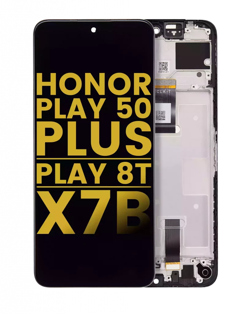LCD Assembly With Frame For Honor Play 50 Plus / Play 8T / X7B / 90 Smart (Refurbished) (All Colors)