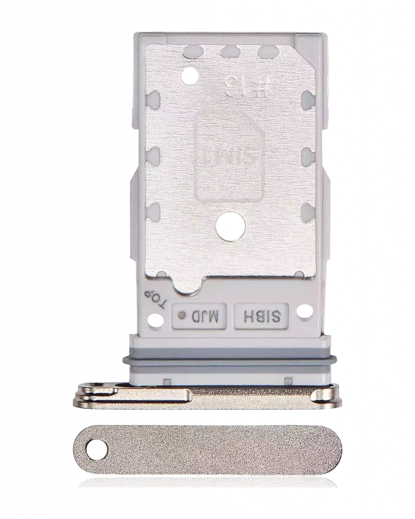 Dual Sim Card Tray For Samsung Galaxy S24 Ultra 5G (Premium) (Titanium Gray)
