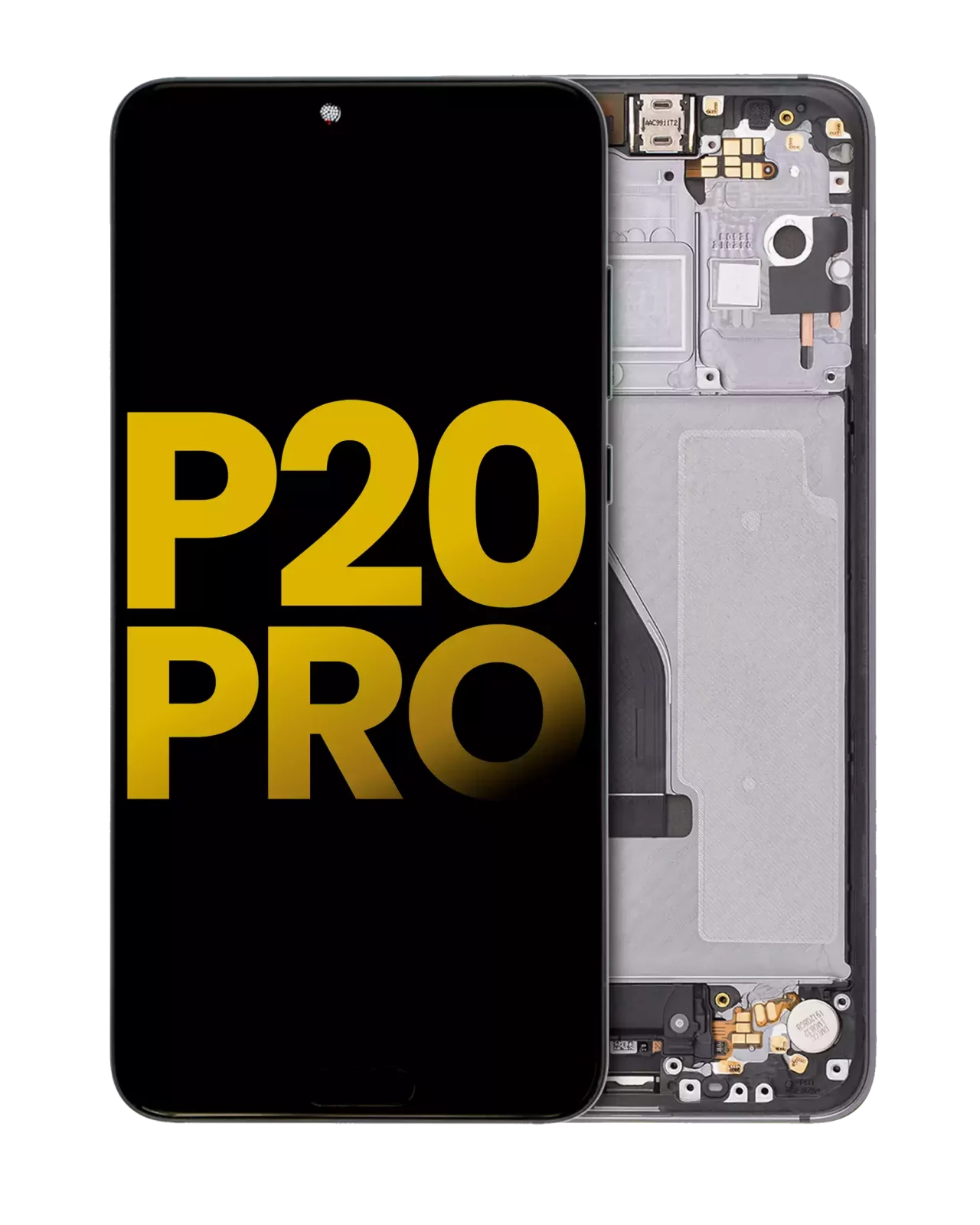 OLED Assembly With Frame For Huawei P20 Pro (Refurbished) (Black)