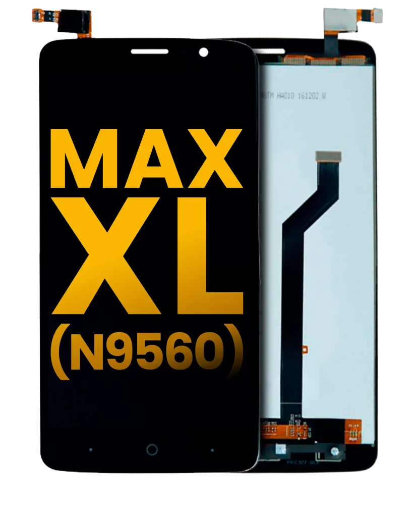 LCD Assembly Without Frame For ZTE Max XL (N9560) (Refurbished) (Black)