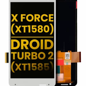 LCD Assembly Without Frame For Motorola Moto X Force (XT1580 / 2015) / Droid Turbo 2 (XT1585 / 2015) (Refurbished) (White)