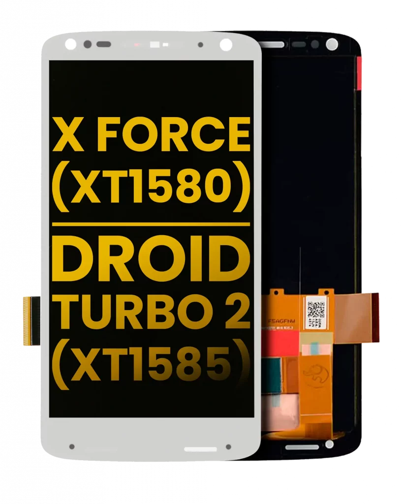 LCD Assembly Without Frame For Motorola Moto X Force (XT1580 / 2015) / Droid Turbo 2 (XT1585 / 2015) (Refurbished) (White)