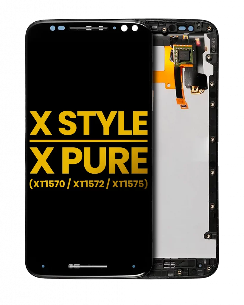 LCD Assembly With Frame For Motorola Moto X Style (XT1572 / 2015) / Moto X Pure Edition (XT1575 / 2015) (Refurbished) (Black)
