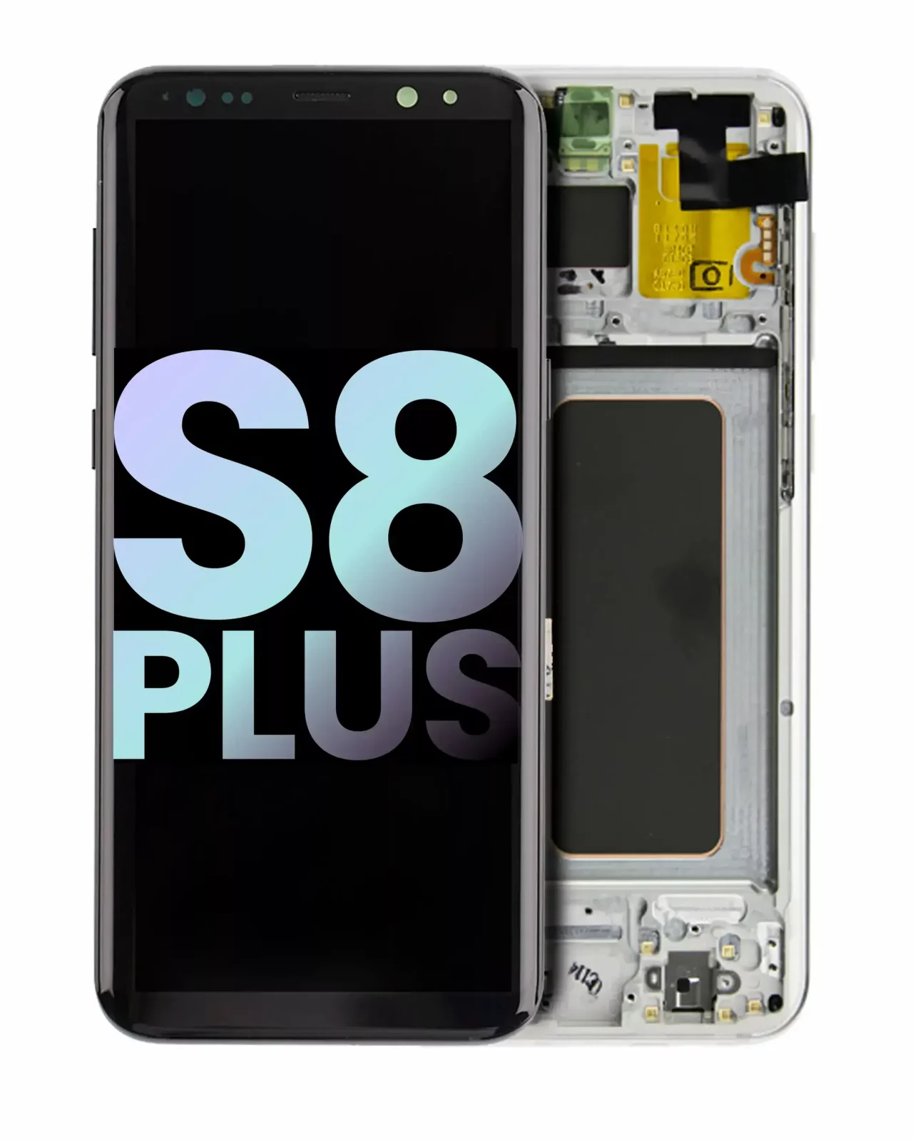 OLED Assembly With Frame For Samsung Galaxy S8 Plus (Service Pack) (Arctic Silver)