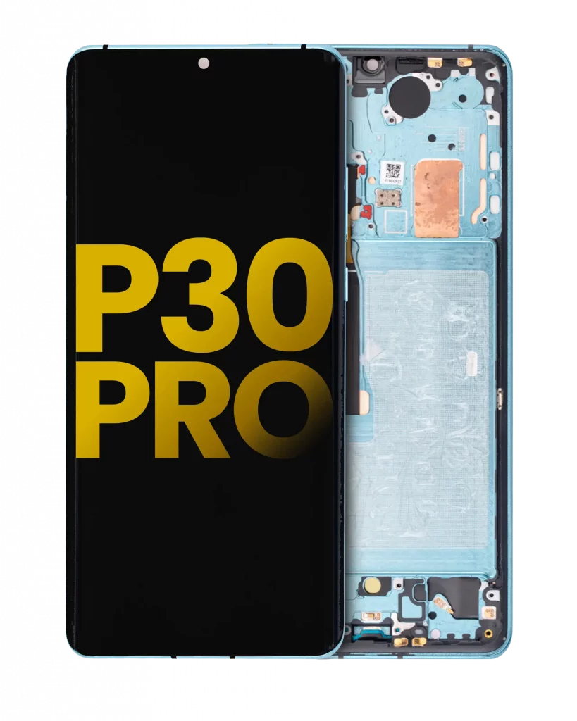 OLED Assembly With Frame For Huawei P30 Pro (Aftermarket Plus) (Aurora)