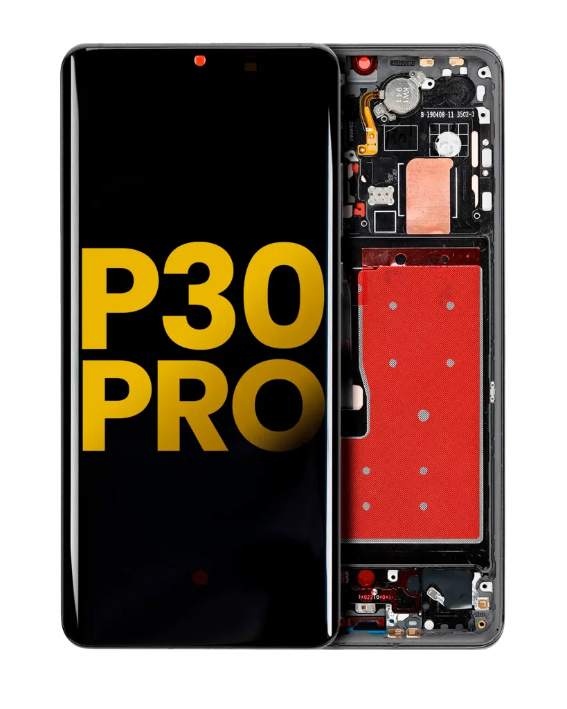 OLED Assembly With Frame For Huawei P30 Pro (Aftermarket Plus) (Black)