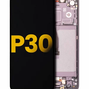 OLED Assembly With Frame For Huawei P30 (Refurbished) (Black)