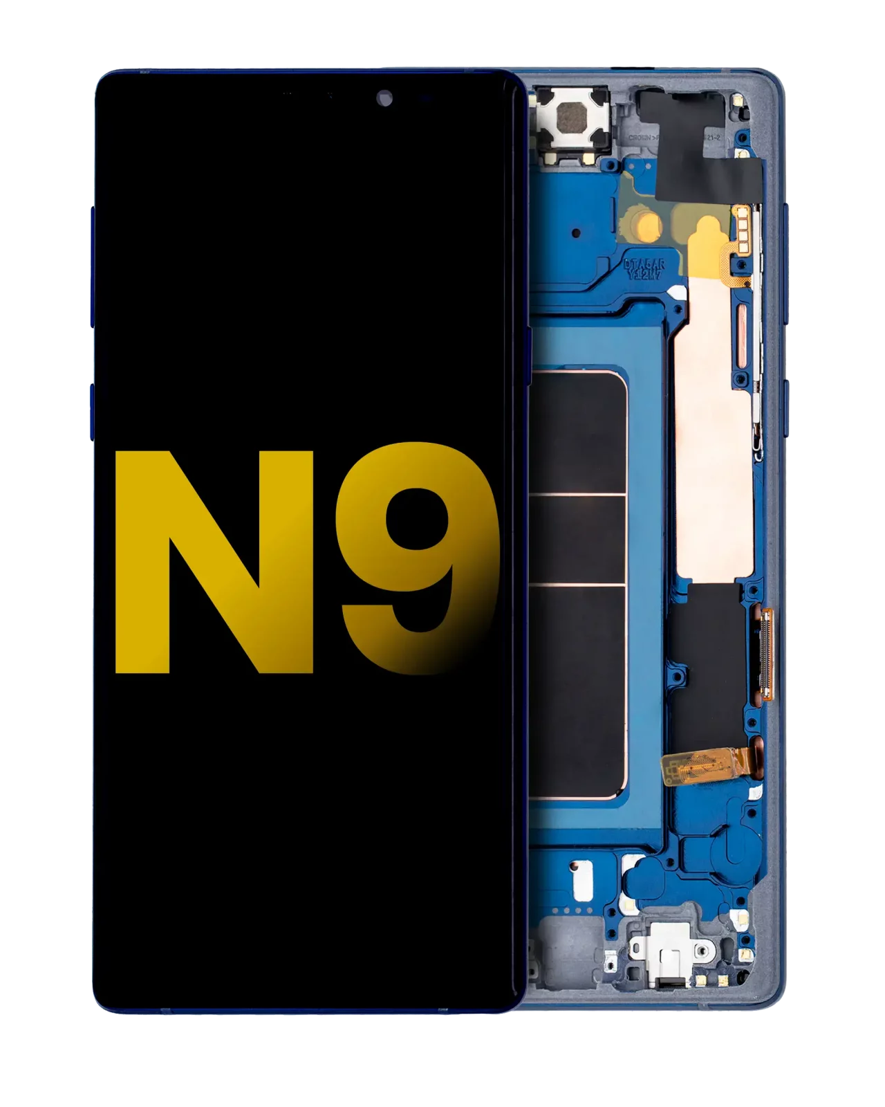 OLED Assembly With Frame For Samsung Galaxy Note 9 (Refurbished) (Ocean Blue)