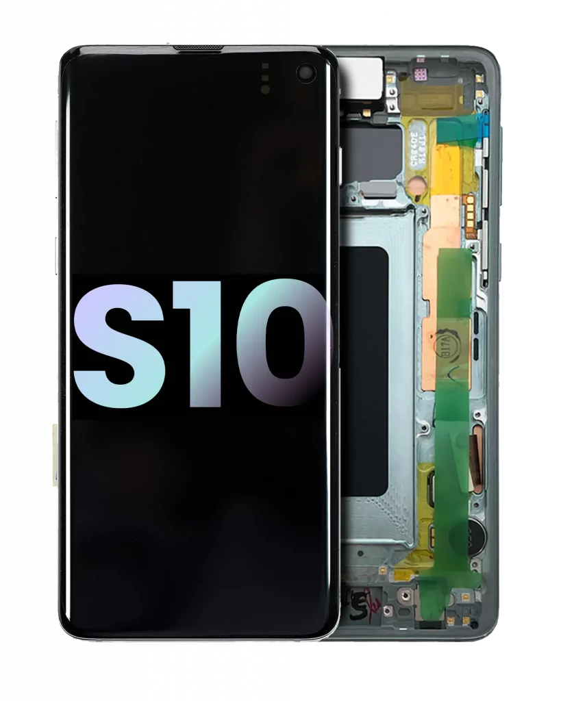 OLED Assembly With Frame For Samsung Galaxy S10 (Service Pack) (Prism Green)