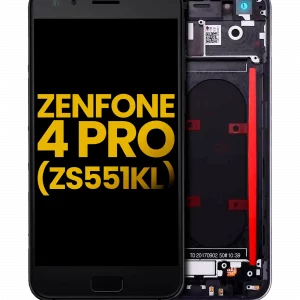 LCD Assembly With Frame For Asus ZenFone 4 Pro (ZS551KL / 2017) (Refurbished) (Black)