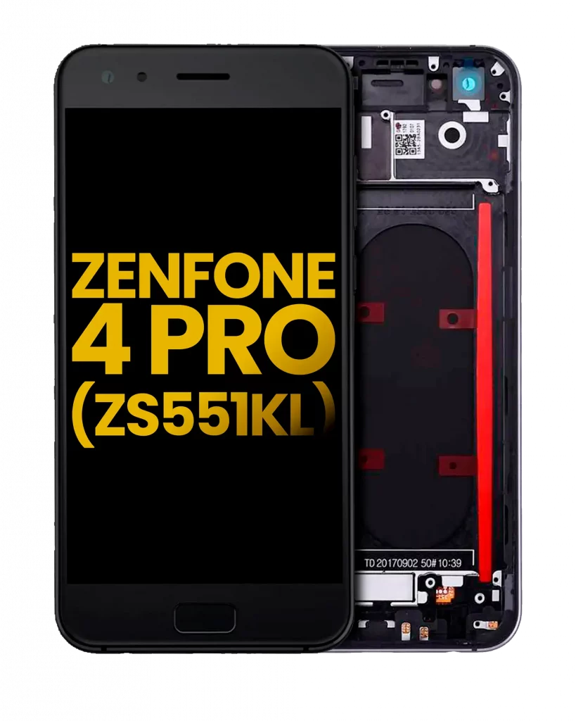 LCD Assembly With Frame For Asus ZenFone 4 Pro (ZS551KL / 2017) (Refurbished) (Black)