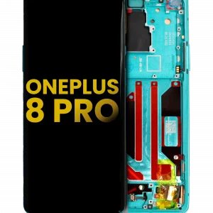 OLED Assembly With Frame For OnePlus 8 Pro (Refurbished) (Glacial Green)