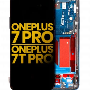 OLED Assembly With Frame For OnePlus 7 Pro / 7T Pro (Refurbished) (Nebula Blue)