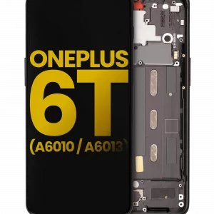 OLED Assembly With Frame For OnePlus 6T (A6010 / A6013) (Refurbished) (Midnight Black)