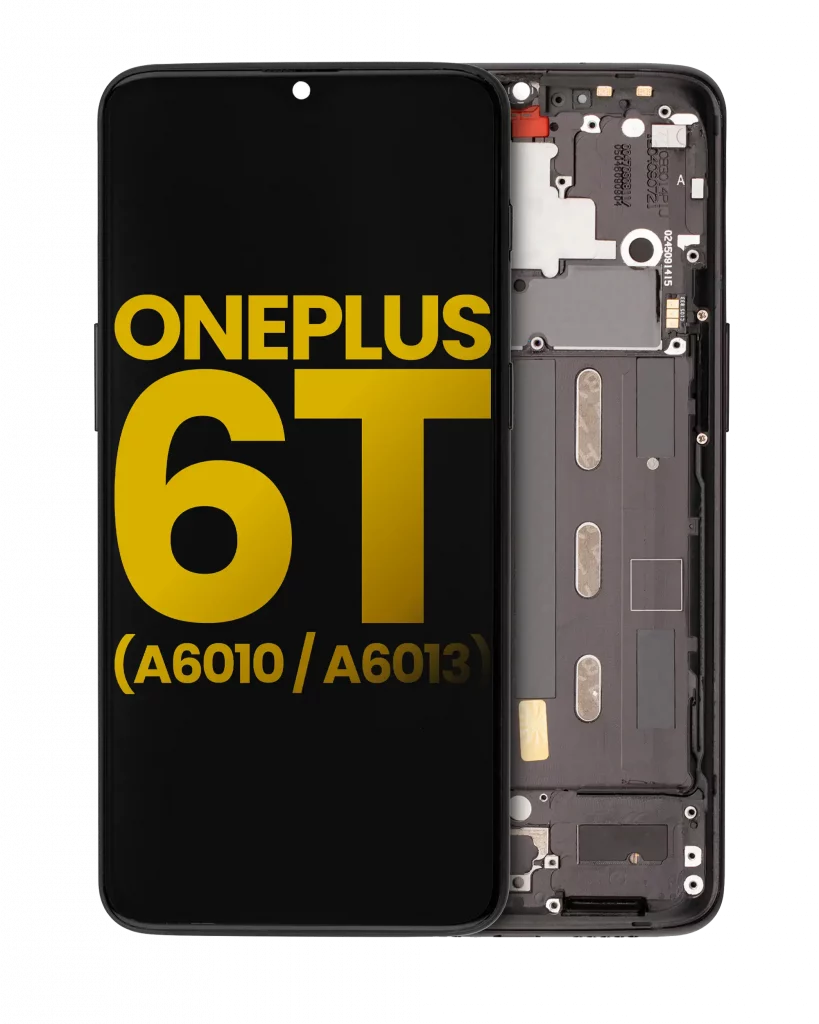 OLED Assembly With Frame For OnePlus 6T (A6010 / A6013) (Refurbished) (Midnight Black)