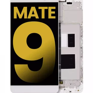 LCD Assembly With Frame For Huawei Mate 9 (Refurbished) (White)