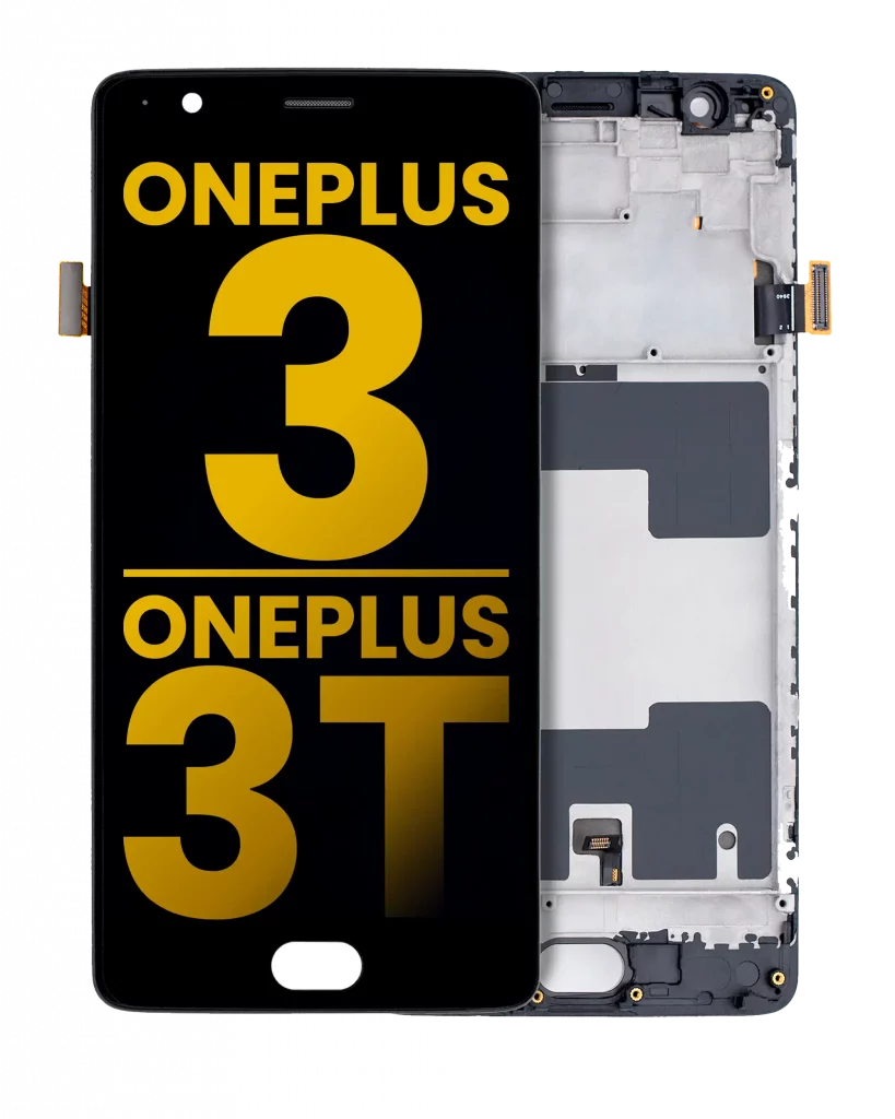 OLED Assembly With Frame For OnePlus 3 / OnePlus 3T (Refurbished) (Black)
