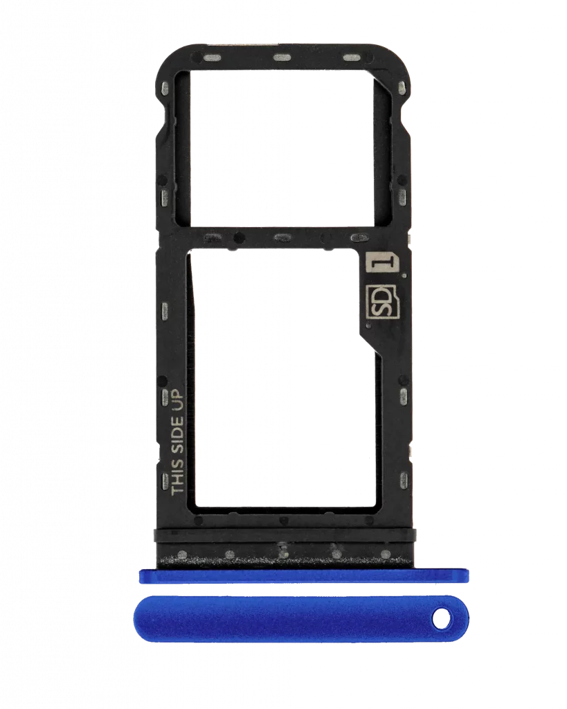 Sim Card Tray For Motorola Moto G Power (XT2117 / 2021) (Genuine OEM) (Glowing Blue)