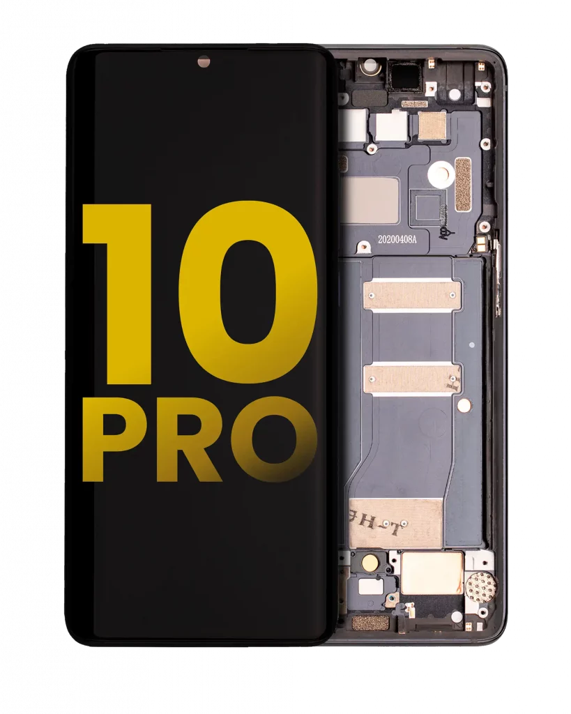 OLED Assembly With Frame Compatible For TCL 10 Pro (Refurbished) (Gray)