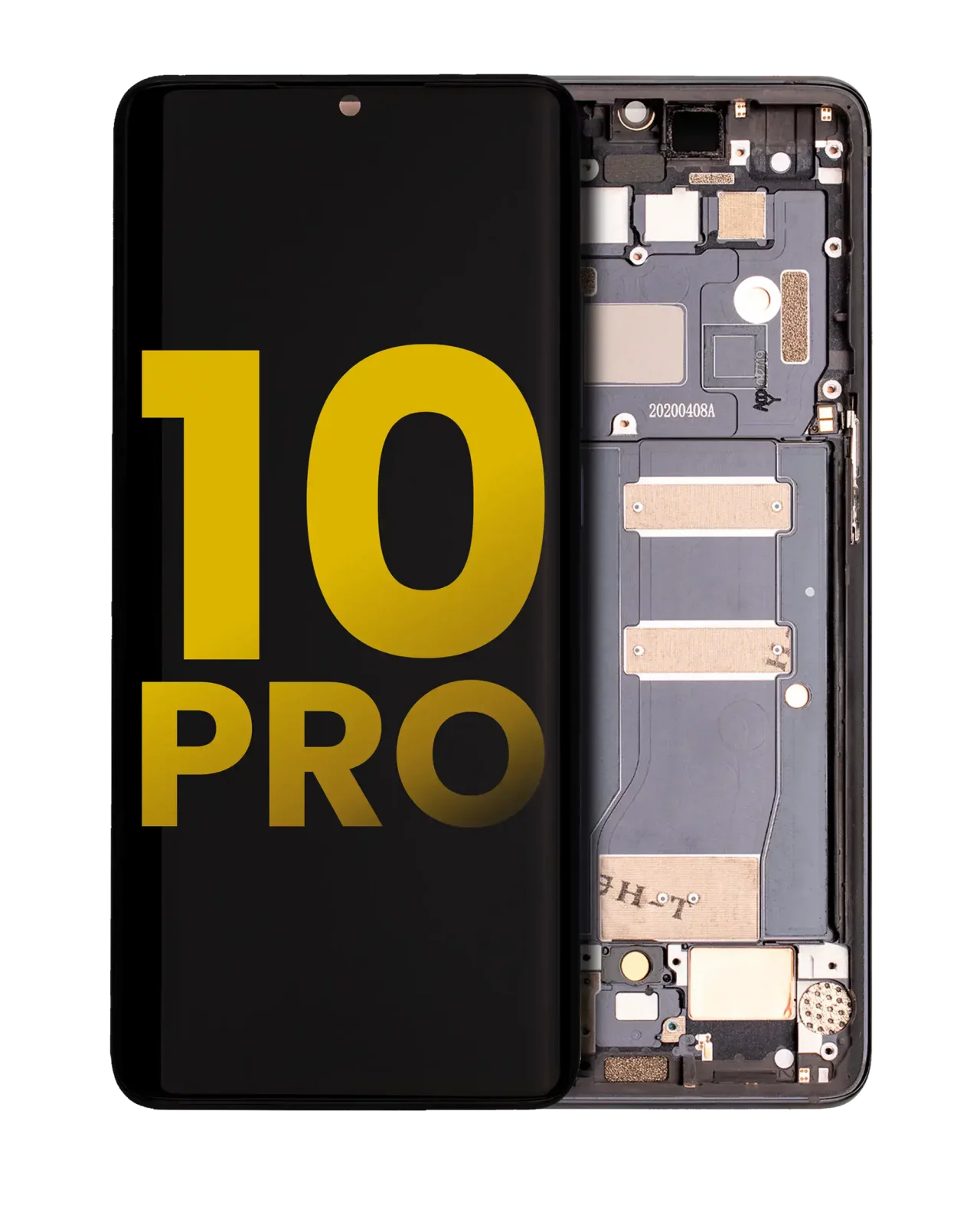 OLED Assembly With Frame For TCL 10 Pro (Refurbished) (Gray)