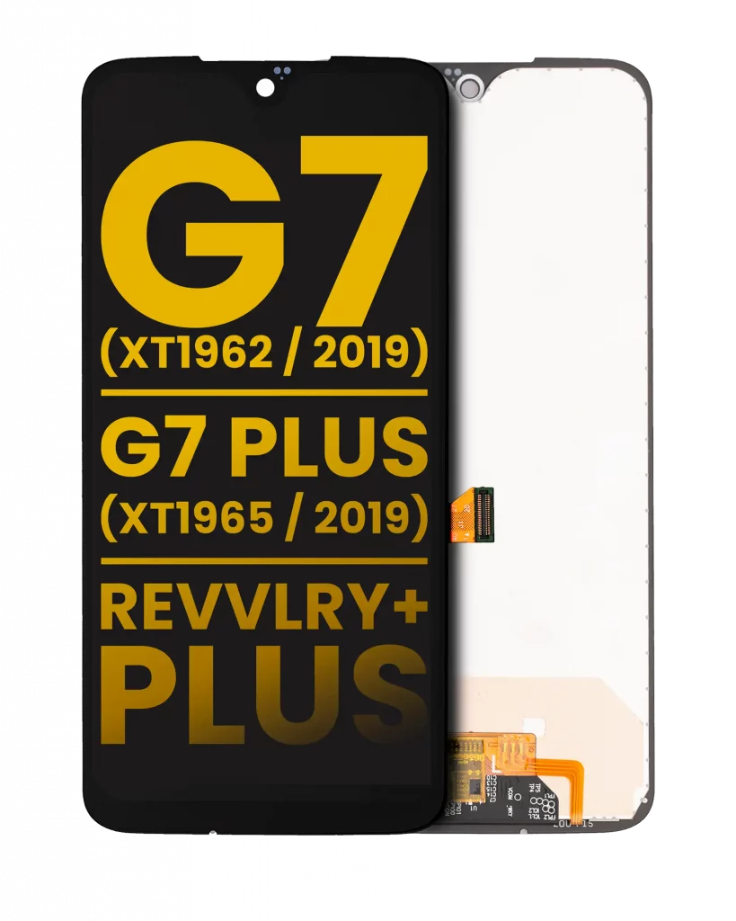 LCD Assembly Without Frame For Motorola Moto G7 (XT1962 / 2019) / G7 Plus (XT1965 / 2019) / T-Mobile Revvlry+ Plus (Refurbished) (All Colors)