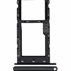 Single Sim Card Tray For Motorola Moto G7 Play (XT1952 / 2019) (Black) (US Version)