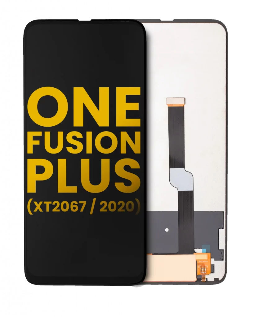LCD Assembly Without Frame For Motorola One Fusion Plus (XT2067 / 2020) (Refurbished) (Black)