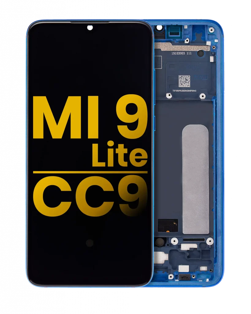 OLED Assembly With Frame For Xiaomi Mi 9 Lite / CC9 (Refurbished) (Aurora Blue)