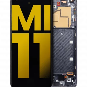OLED Assembly With Frame For Xiaomi Mi 11 (Refurbished) (Black)