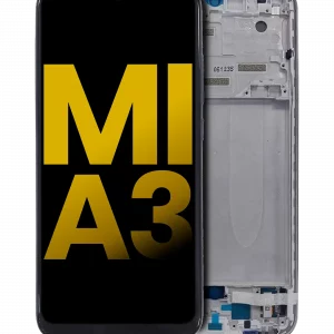 OLED Assembly With Frame For Xiaomi Mi A3 (Refurbished) (Silver)